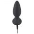 Black Velvet - vibratore anale ricaricabile con telecomando (nero)