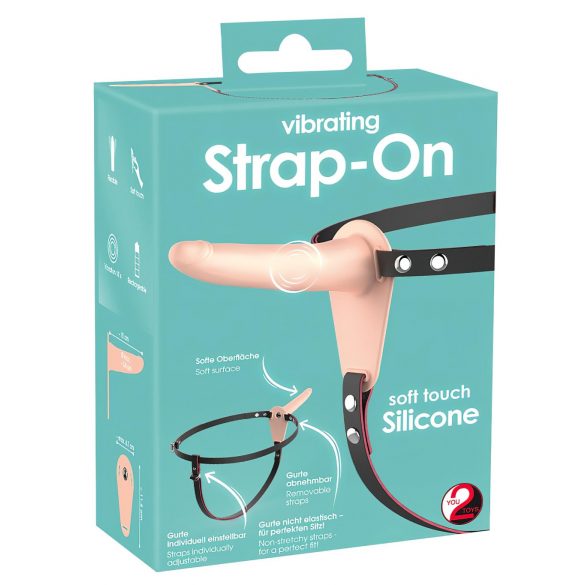 Vibratore Ricaricabile Strap-On You2Toys (Naturale) 