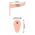 Vibratore Ricaricabile Strap-On You2Toys (Naturale) 