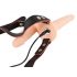 You2Toys - Strap-On - Dildo doppio vibrante regolabile (naturale)