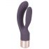 You2Toys Elegant Double - Vibratore ricaricabile con stimolatore clitorideo (viola).