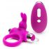 Happyrabbit - anello fallico ricaricabile e wireless (viola-argento)