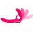 Vibratore Senza Bretelle con Orecchie da Coniglio - Happyrabbit (rosa)