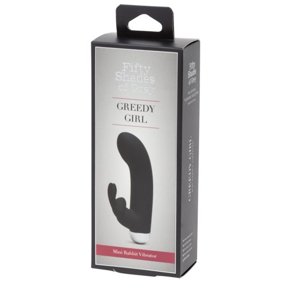 Vibratore Rabbits "Greedy Girl" per Principianti della Collezione Cinquanta Sfumature di Grigio (nero) 