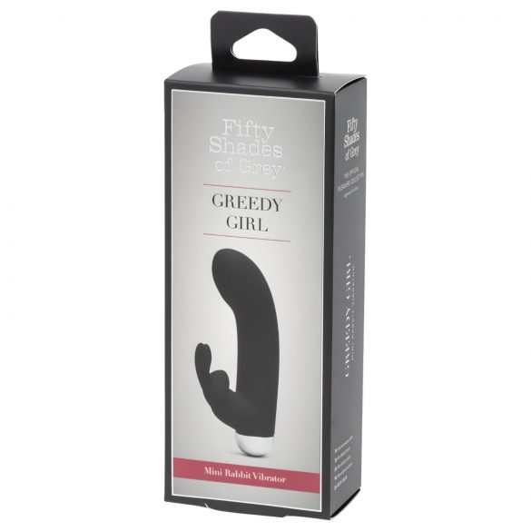 Greedy Girl - Vibratore con stimolatore clitorideo (nero)