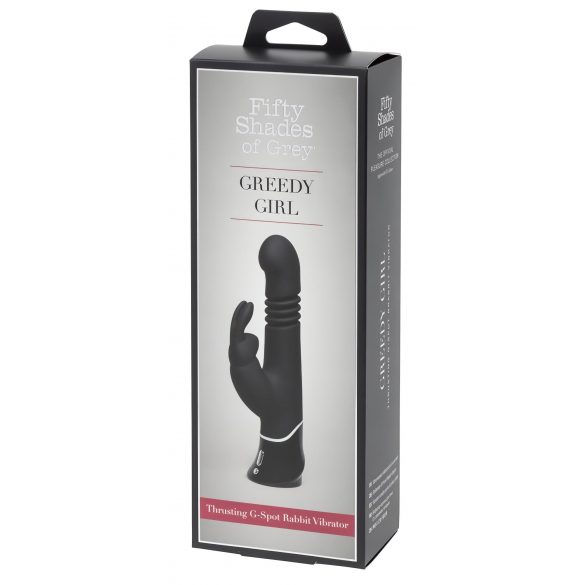 Vibratore Greedy Girl con Funzione Thrusting di Cinquanta Sfumature di Grigio (nero) 