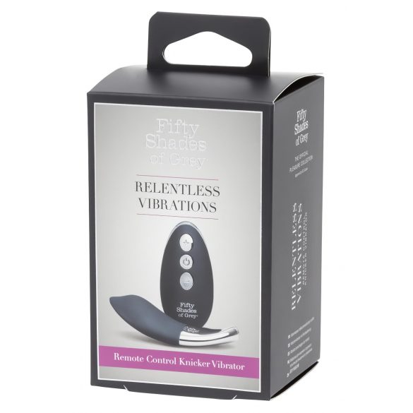 Cinquanta sfumature di grigio Relentless - vibratore per clitoride (nero-argento)