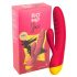 ROMP Jazz - Vibratore G-spot impermeabile con stimolatore clitorideo (rosa)