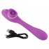 You2Toys Vibrazione 2in1 - vibratore ricaricabile 2 funzioni (viola)