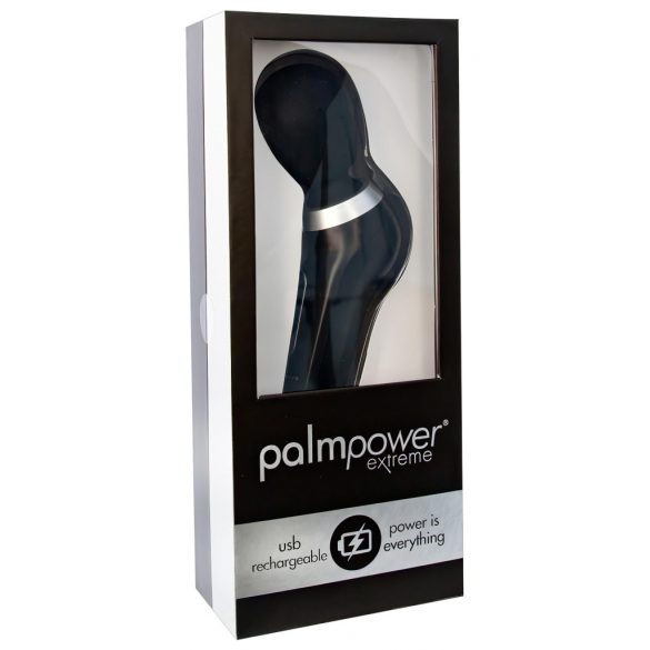 PalmPower Extreme Bacchetta Massaggiante Ricaricabile - Vibratore Nero 