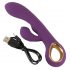 Vibratore Rabbit Petit ricaricabile per stimolazione clitoridea - You2Toys (viola) 