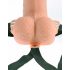 Vibratore Fetish Strap-On 6 - Radiocontrollato, Ricaricabile, Cavo e Indossabile (Natural) 