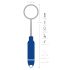 Vibratore in Metallo per Glande You2Toys Loop (Argento-Blu) 