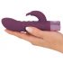 Vibratore Rabbit G-spot ricaricabile con stimolatore clitorideo (viola)