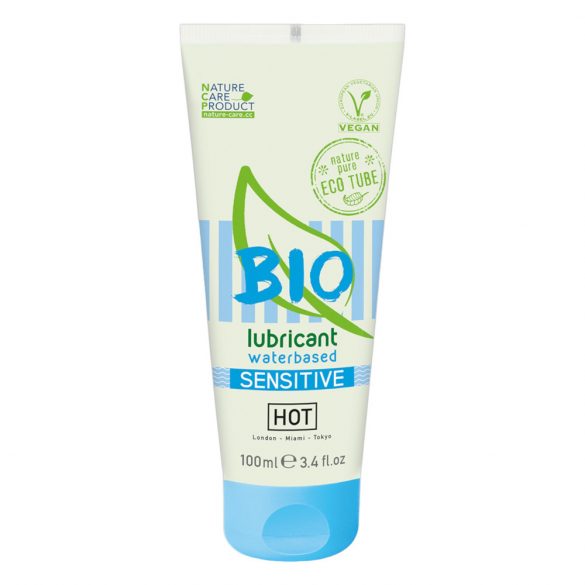 Gel Lubrificante Bio Sensibile Vegano a Base d'Acqua HOT (100ml) 