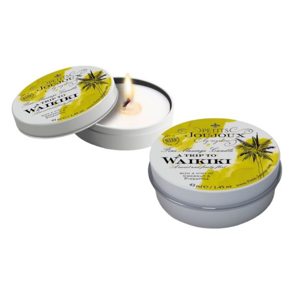 Candela per Massaggio Waikiki - Cocco e Ananas (43ml) 