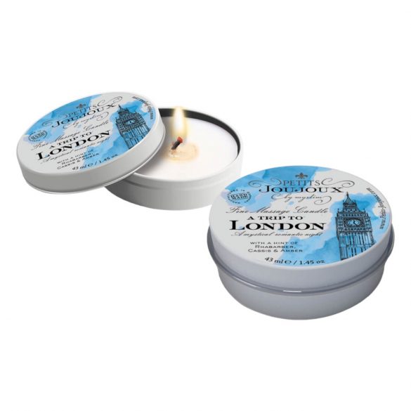 Candela Massaggio Sensuale "London" - Rabarbaro e Ambra (43ml) 