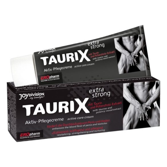 Crema per il pene "TauriX" con taurina ed estratto di testicoli di toro (40ml) 