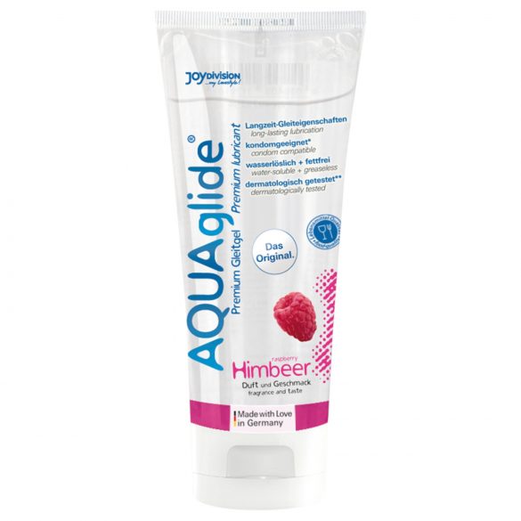 AQUAglide - Lubrificante a base d'acqua al lampone (100ml)