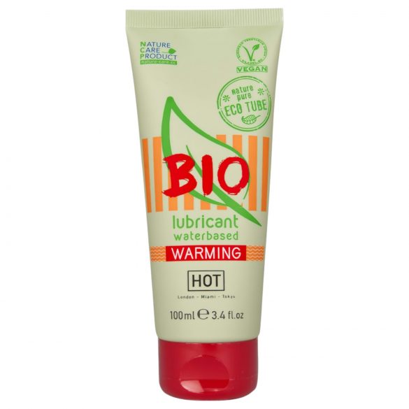 HOT BIO Warming - lubrificante vegano a base d'acqua con effetto riscaldante (100ml)