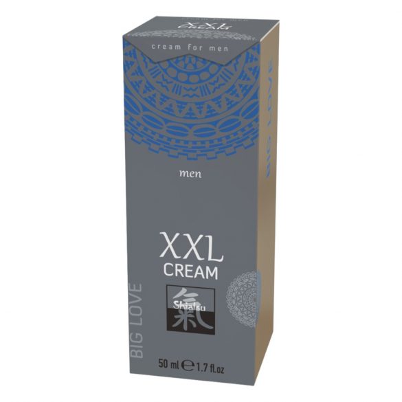 Crema Intima Stimolante e Riscaldante HOT Shiatsu XXL per Uomini (50ml) 