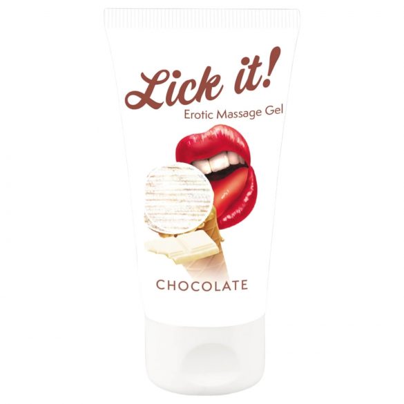 Lick it! - Lubrificante commestibile 2 in 1 - cioccolato bianco (50ml)