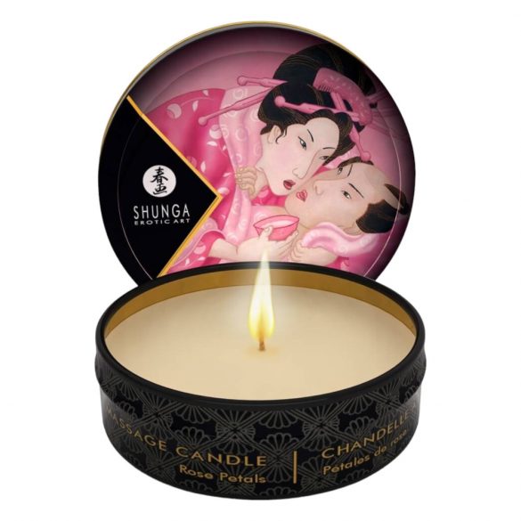 Candela per Massaggio Shunga - Fragranza di Rosa (30ml) 