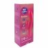 Vibratore Flessibile e Impermeabile con Stimolatore Clitorideo "Jessica Smart" (Rosa Metallizzato) 