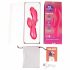 Vibratore Flessibile e Impermeabile con Stimolatore Clitorideo "Jessica Smart" (Rosa Metallizzato) 