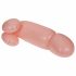 Combattimento tra Galli - dildo gonfiabile con cinturino (naturale)