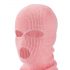 Balaclava - maschera rosa con 3 aperture