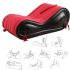 Letto Gonfiabile Erotico con Manette - Grande (Rosso) 