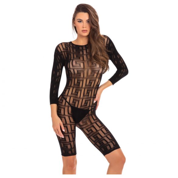 Rene Rofe - bodystocking corto nero (S-L)