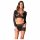 Rene Rofe - Abito in rete a due pezzi (S-L) - Nero 