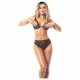 Mapalé - Set Reggiseno con Porta Reggicalze (Nero) 