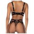 Mapalé - completo intimo sexy (nero) - L/XL