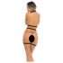 Rene Rofe Rassel Tassel - body harness e tanga decorativi (nero) - Taglie S-L