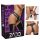 Doppio Dildo Imbracabile in Pelle con Due Interni (nera) - ZADO  - L/XL