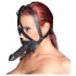 Maschera in Pelle con Dildo E Penis Gag ZADO (Nero) 