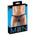 Slip Jock Aperto con Anelli Metallici Svenjoyment (Nero) 