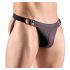 Slip Jock Aperto con Anelli Metallici Svenjoyment (Nero) 