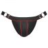 Slip Jock Aperto con Anelli Metallici Svenjoyment (Nero)  - L/XL