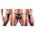 Set di Tangas Sexy per Uomo Svenjoyment - Nero (Pacco da 3) Taglia S-L 