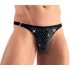 Tanga maschile ornato di strass Svenjoyment (nero) 