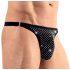 Tanga maschile ornato di strass Svenjoyment (nero) 