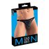 Tanga maschile ornato di strass Svenjoyment (nero)  - M