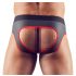 Jockstrap Aperto Svenjoyment (nero con bordatura rossa)  - M