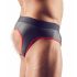 Jockstrap Aperto Svenjoyment (nero con bordatura rossa)  - M