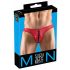 Slip da uomo lucido con lacci frontali nero (rosso) Svenjoyment  - M