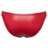 Slip da uomo lucido con lacci frontali nero (rosso) Svenjoyment  - M